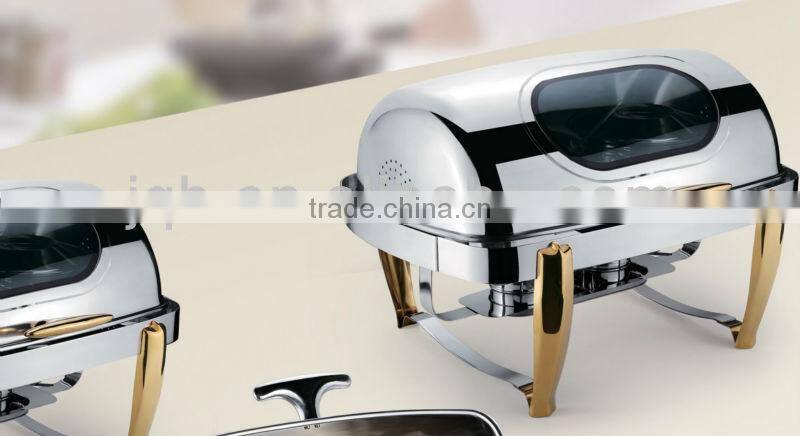 Golden Palted High Quality stainless steel chafing dishes for catering equipment