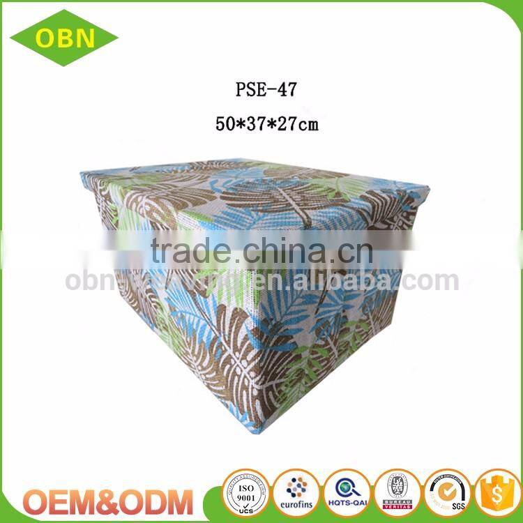 Cheap collapsible foldable fabric basket storage cube basket