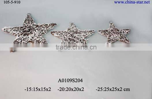 rattan christmas star