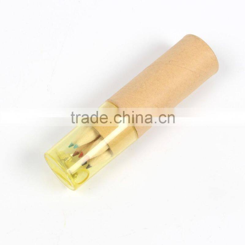 12 Colored pencils&Sharpener in Britain Painting Iron box