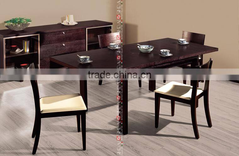 Wenge finished 7PCS furniture dinning table set dining room A-3