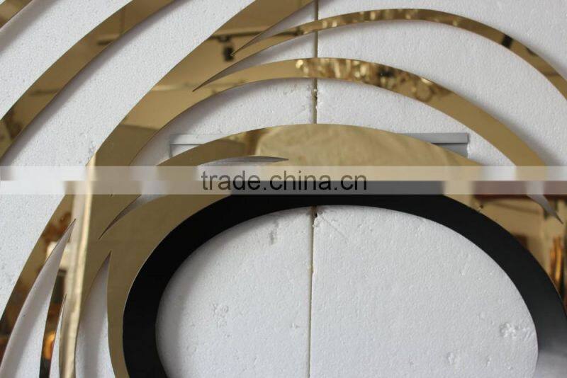 Modern 304 stainless steel Art decor/ wall mirror