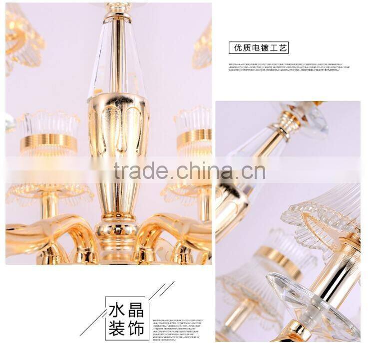M989 Momoda decorations luxury European Crystal large living room bedroom lighting chandelier pendant lamp