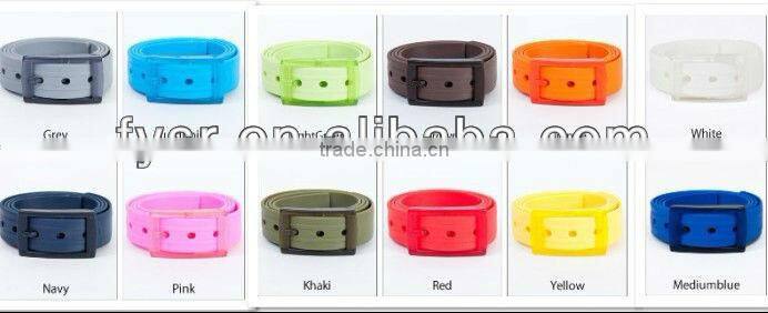silicone fasion belt