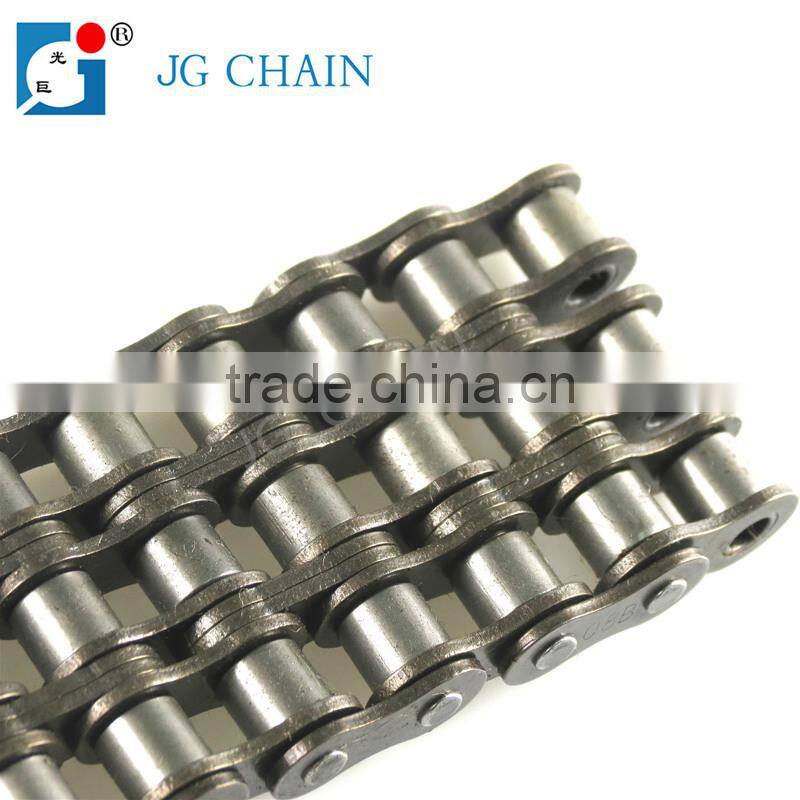 Zhejiang zhuji iso certified chain factory b series alloy steel machine parts roller chain drives
