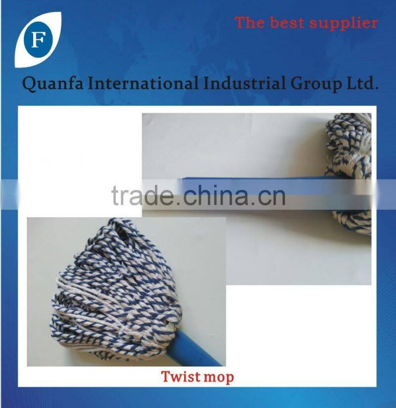 extensible cotton twist mop with stainless steel tube