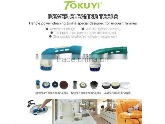 Cordless electric scrubber, electric power scrubber for kitchen and bathroom, electric hand scrubber