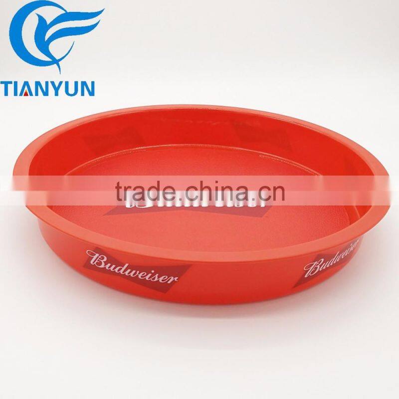 Antislip ps trays Plastic counter tray Black food tray