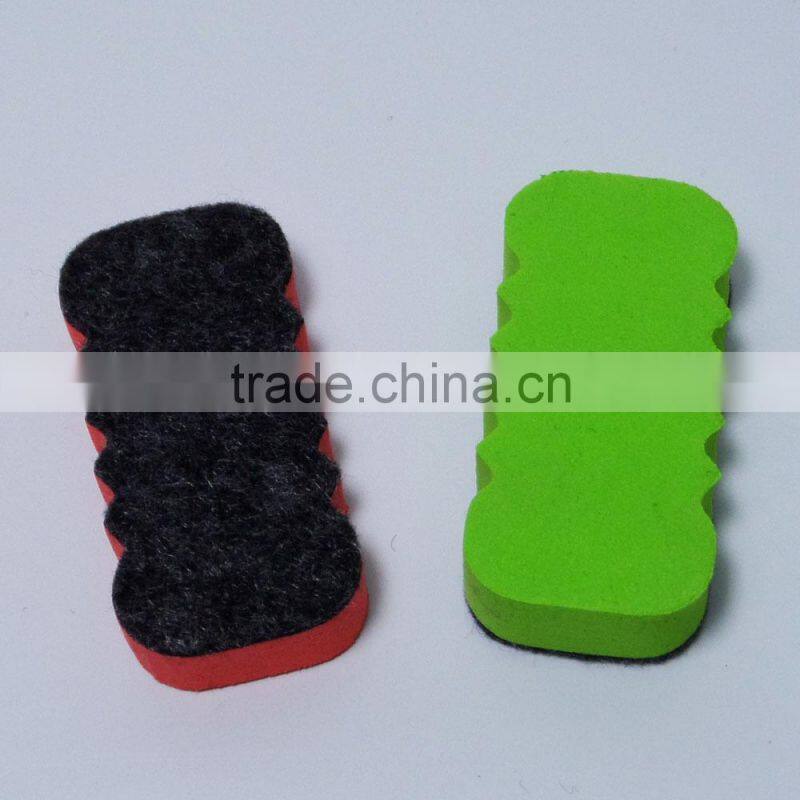 Cheap EVA felt 6.5cm small whiteboard erasers