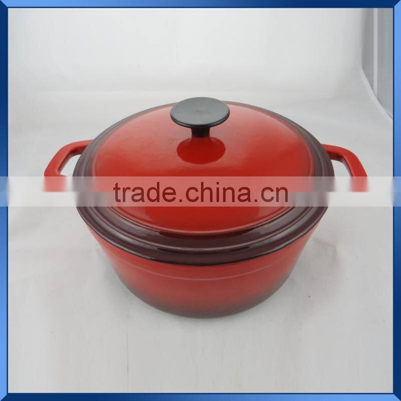 Import cookware casserole enamel coating cast iron dutch oven