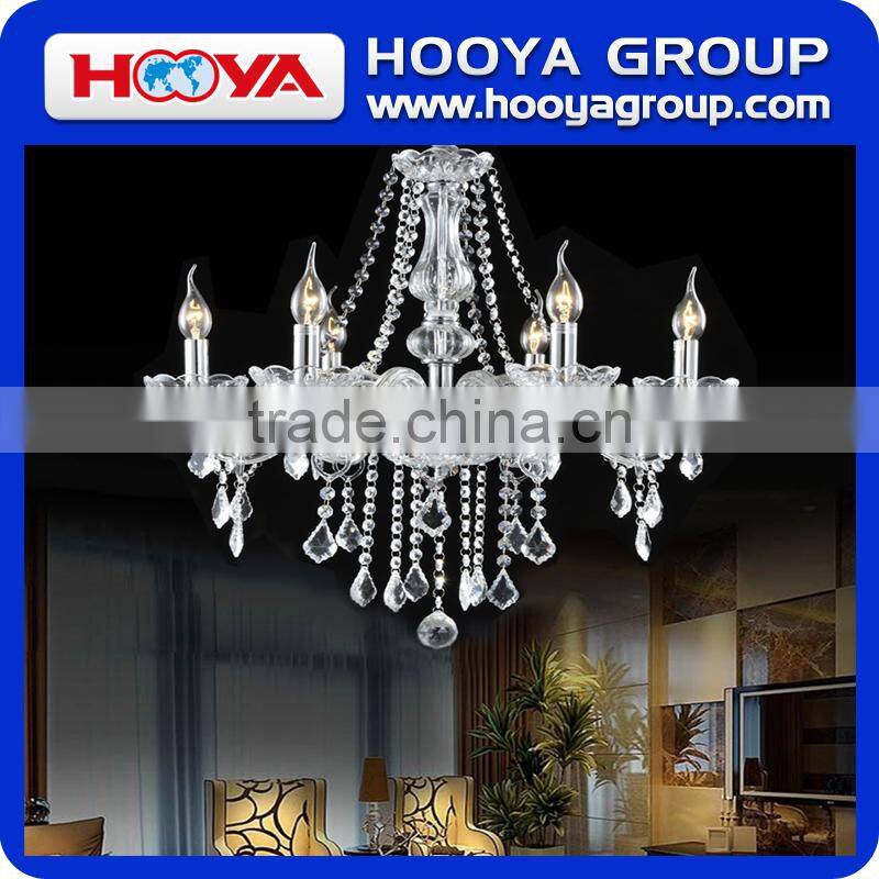 Elegant Modern Crystal glass prism Chandelier Pendant