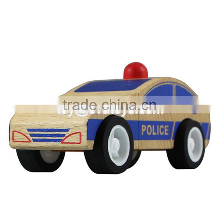 High quality natural wood toy trucks educational toys for toddlers W04A051