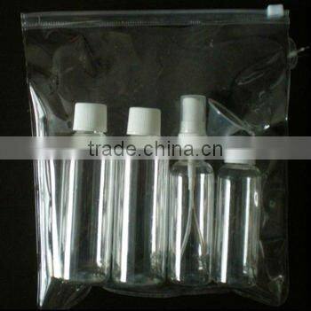 4pcs PET travel bottles set/cosmetic bottle