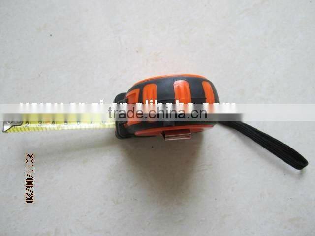 Round body&Rubber cover tape measure/measuring tape