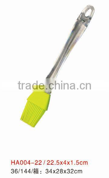 Brush with silicone tip / rubber brush with stainless steel handle