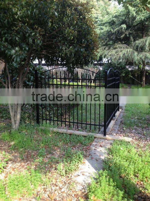 Arched Top W/picket Aluminum Rail Fence, Garden Fence