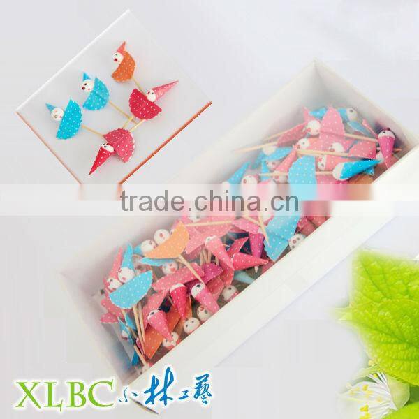 100pcs per box deco picks "clown"