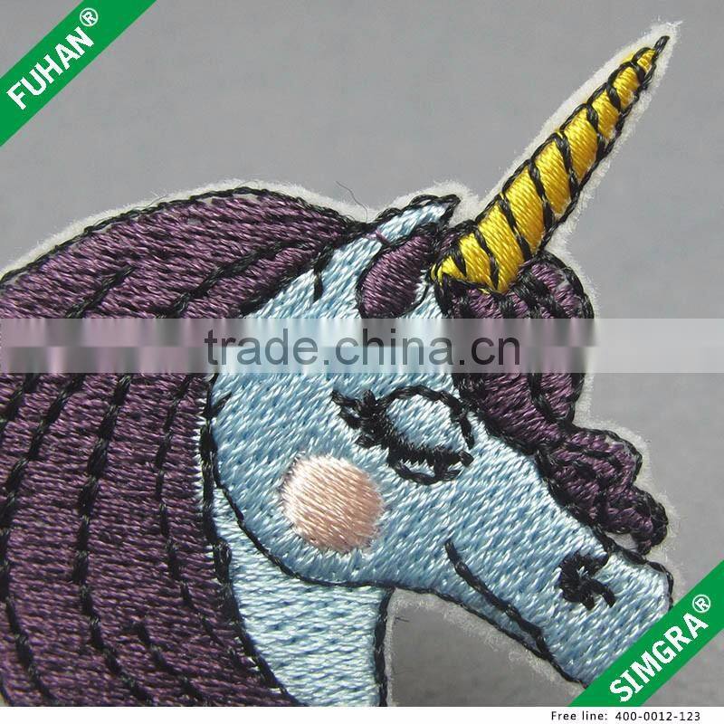 Wholesale OEM Design Personalized Shape Garment Embroidery Badges