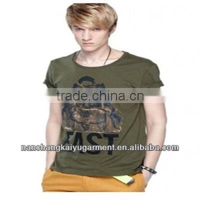 Men's 3D Bag Printing Short Sleeves O-Neck T-shirt
