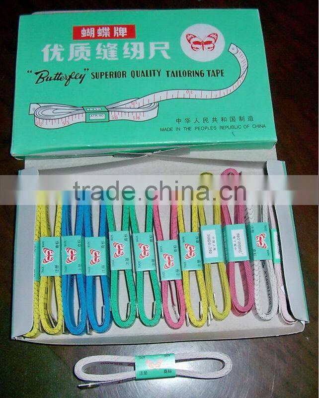 Butterfly Fibreglass Measure Tape 200cm * 2.0 cm Sewn Feet 78'' Tailor Tapes # HD2020