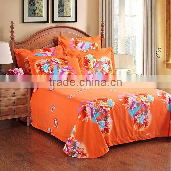 2015 China 100%cotton bedding sheet set fabric
