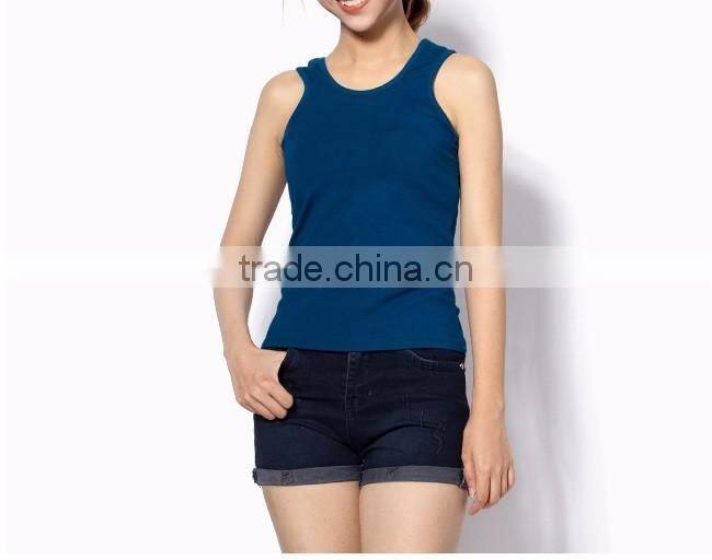 New cutting style of tank top, blank women tank top, custom tank top