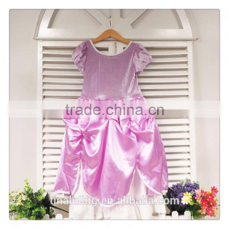2015 new baby girls elegant dress kids wedding dress children clothes party wear costume