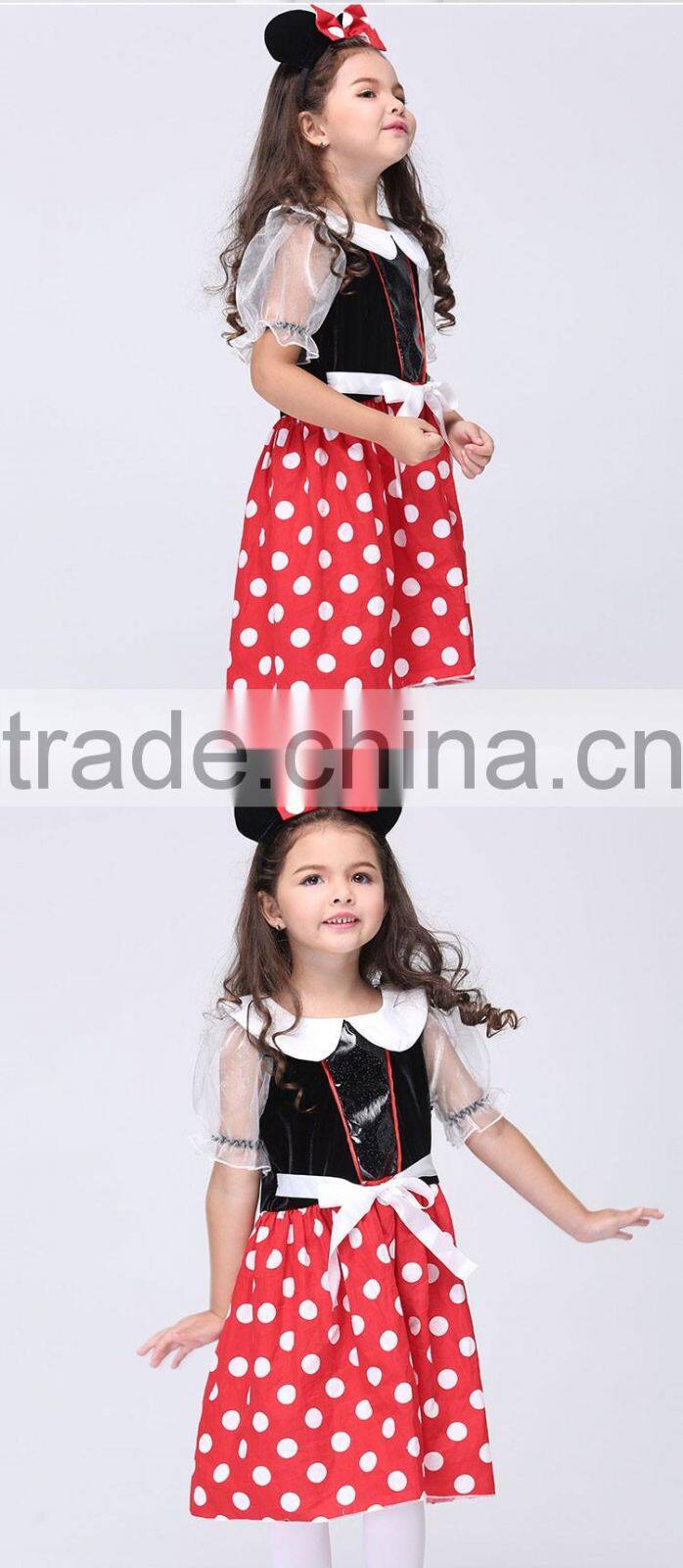 2016 Cosplay halloween costume for cosplay minnie girl mouse gril dress