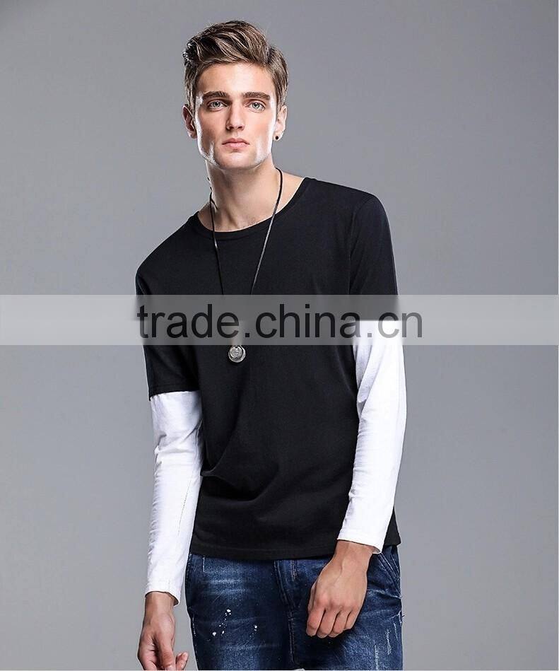 wholesale short and long sleeve o-neck t-shirt for men