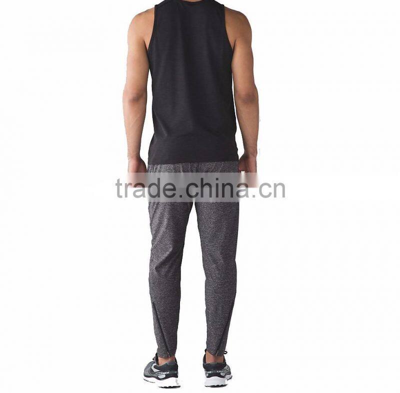 Quick dry breathable mens fitness pants nylon running pants