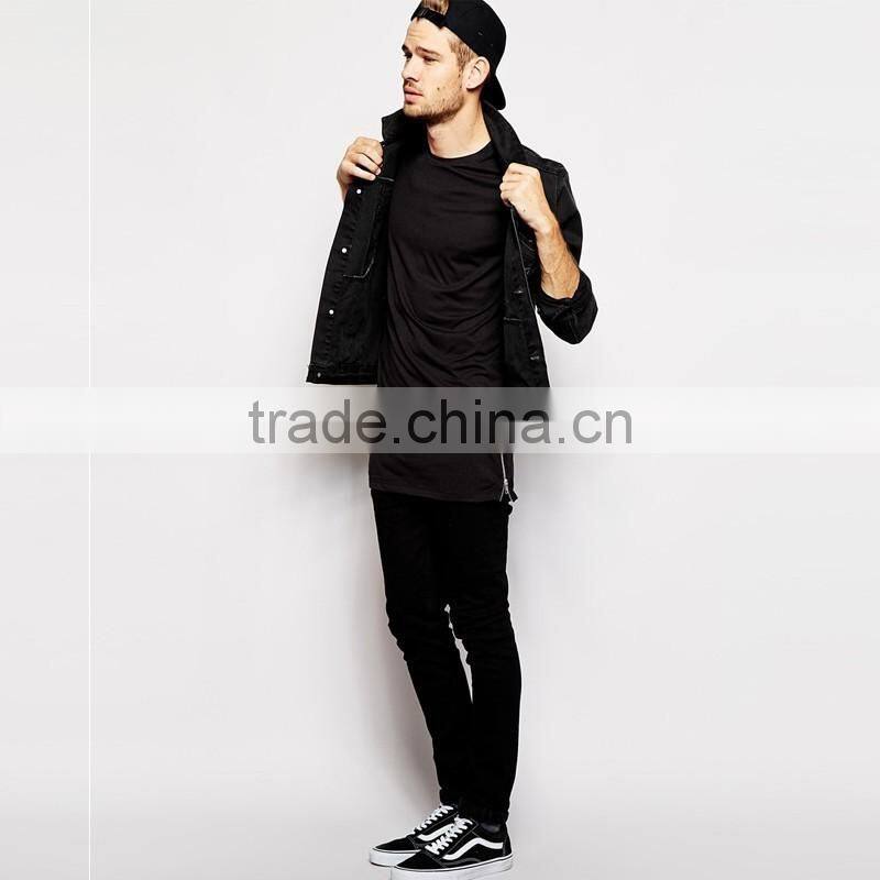 Hip Hop Men Fashion Side Zipper Tshirt Shirts For Men And Women Latest Shirt Designs Men Top Tee Shirts