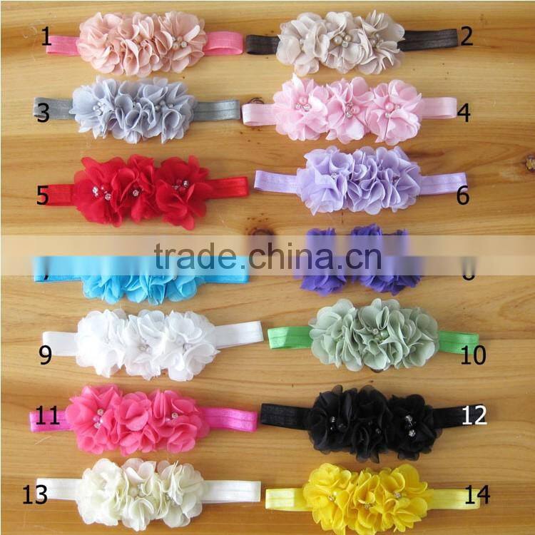 Low price wholesale Gorgeous hair accessories online boutigue girls headbands floral headbands wedding headbands