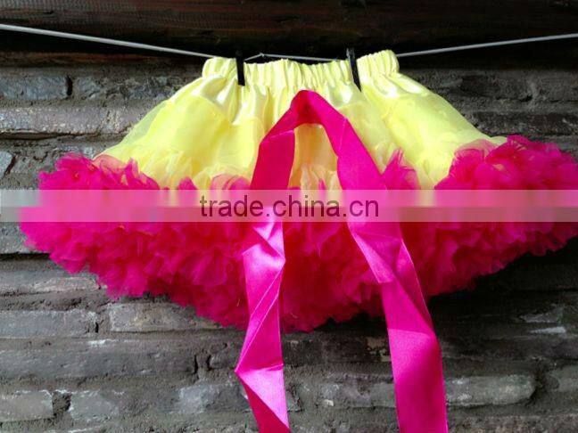 lime baby girl fluffy pettiskirts girl's tutu skirts