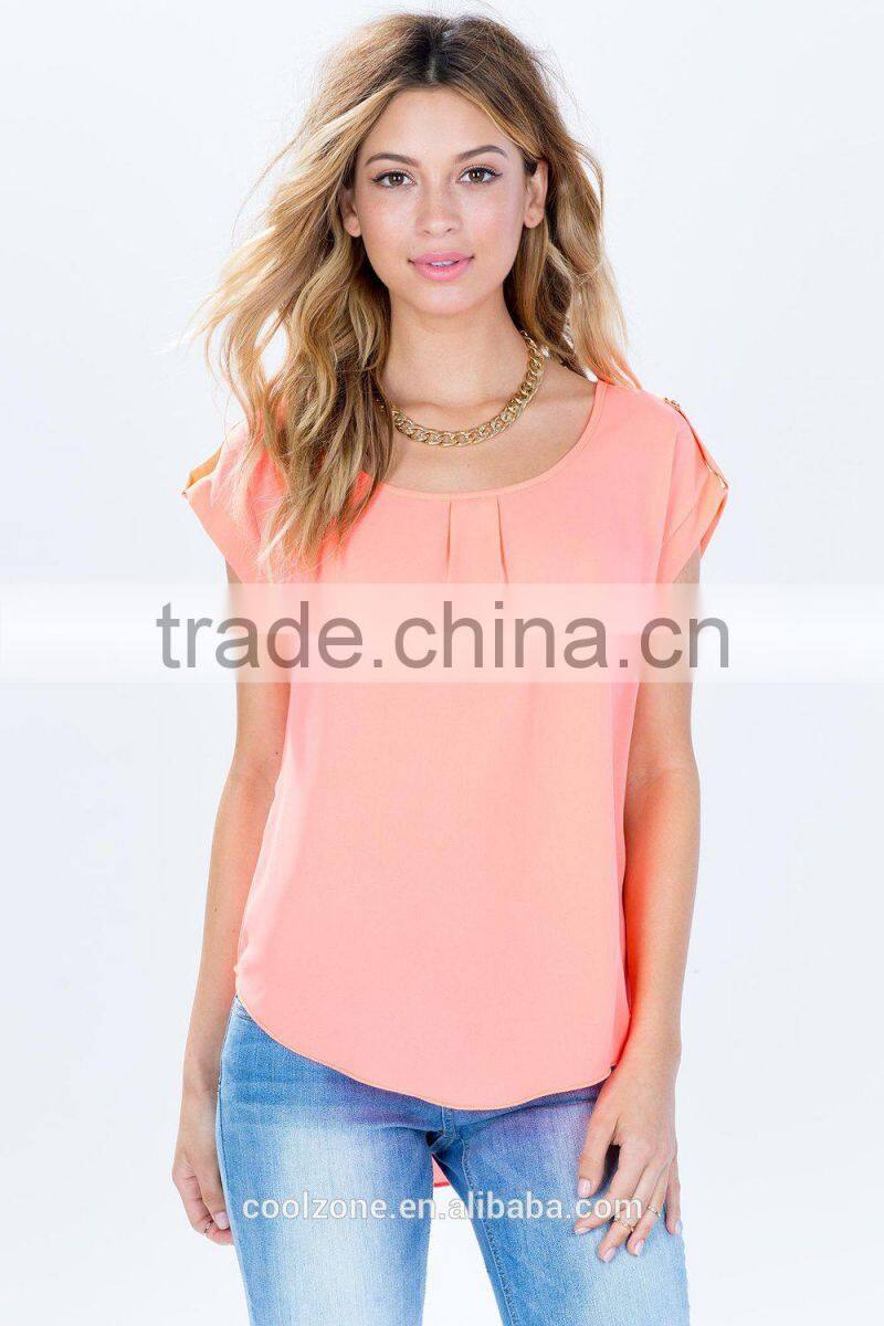 Alibaba China wholesale roll sleeves t-shirt cheap women t shirt