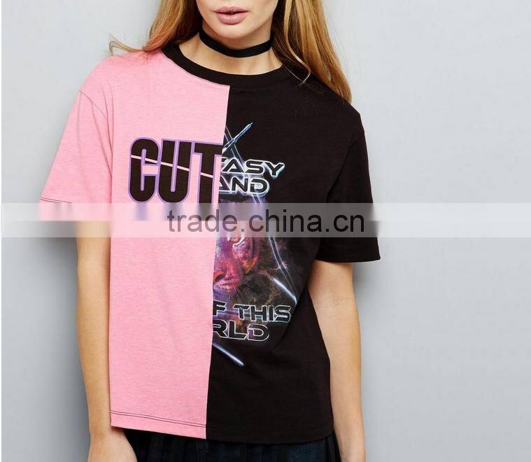 Women custom t shirts printing in bulk