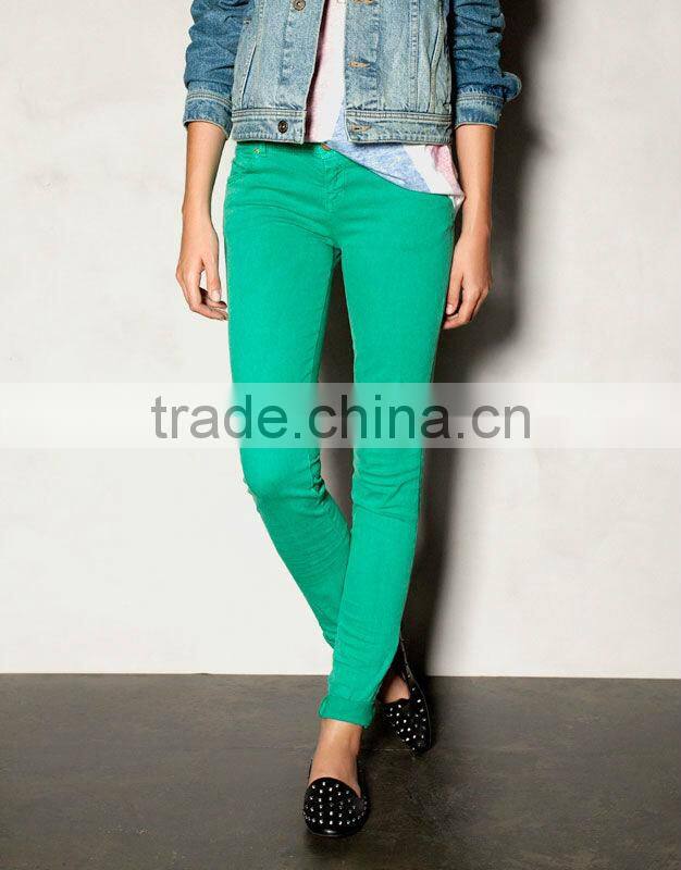 2014 Sweet candy color joker feet backing multicolor pants