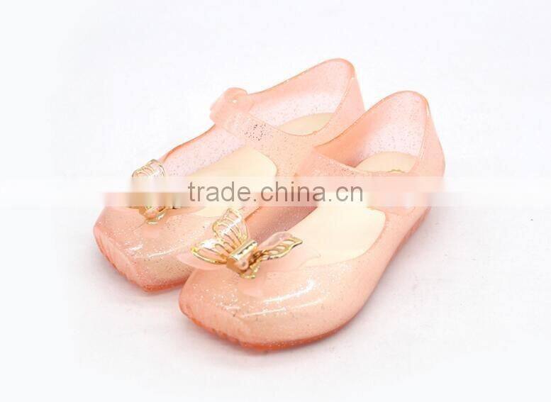 Butterfly kids jelly shoes, mini melissa butterfly shoes