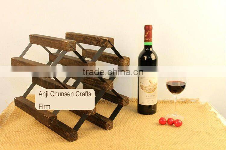 Expandable Wooden Wine Rack