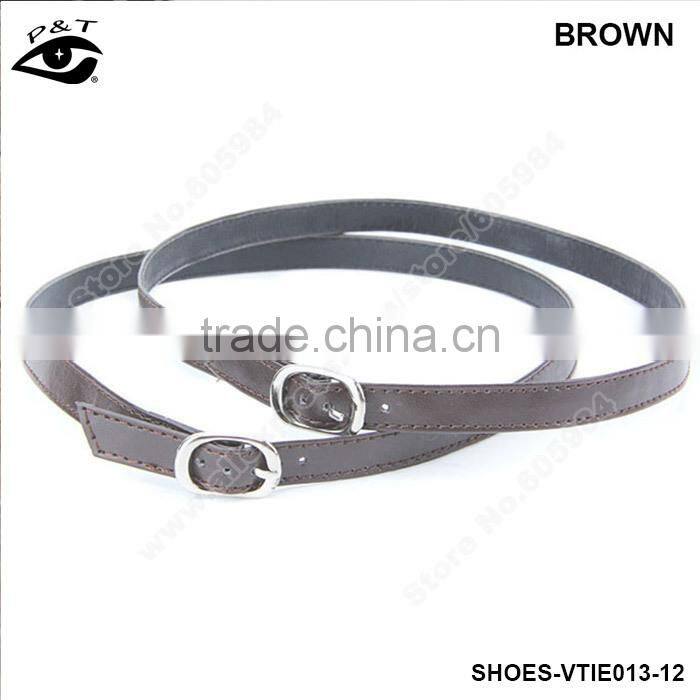 Removable Shoes Straps Detachable Shoe Strap Adjustable Leather Straps with Adjustable Buckle Shoes Accessories 12 Colors