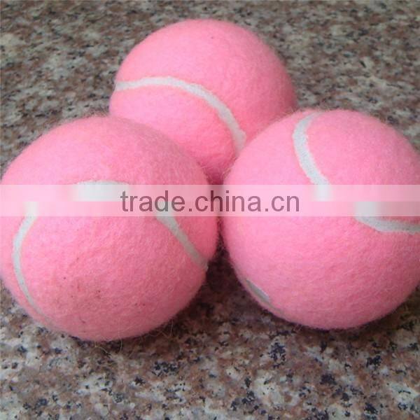 Fluorescent tennis ball