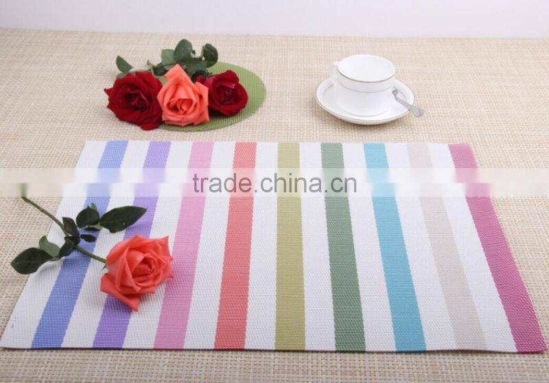 Multi-color classical placemats