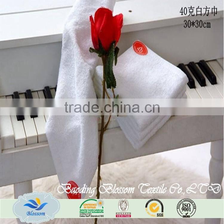 hot sale plain dyed natural anti-bacterial cotton towels for the aviation