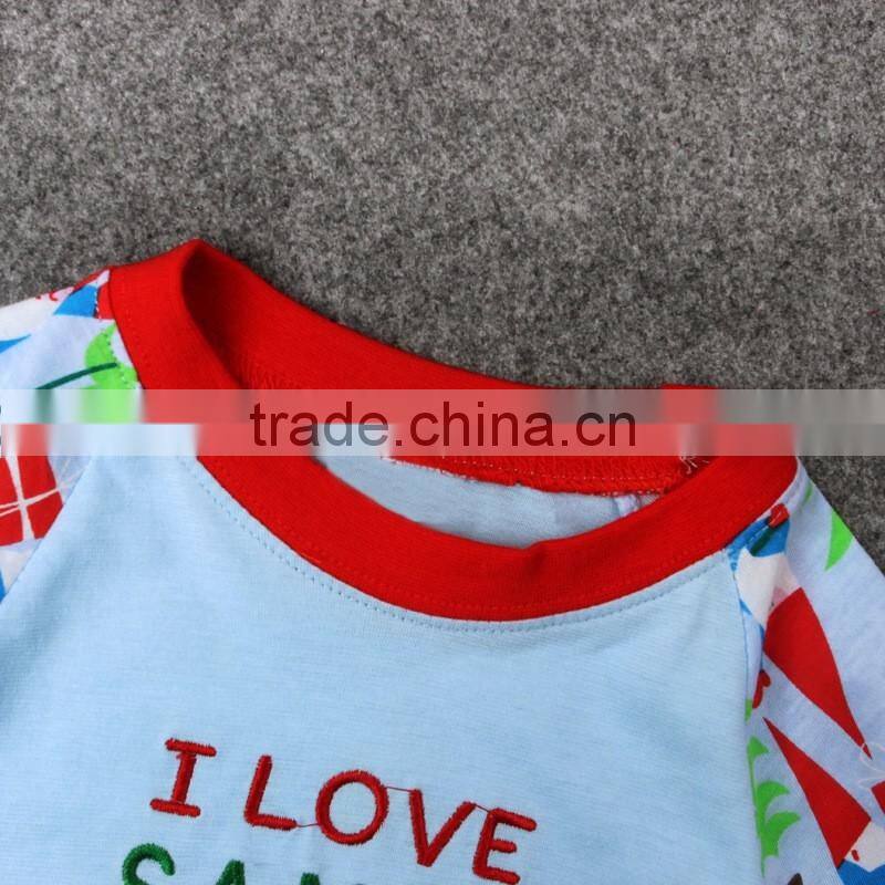 Toddler Christmas Shirt With Pants Baby Santa Outfit Kids Christmas Eve Pajamas