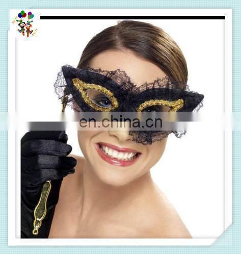 Lace Mardi Gras Party Black Stunning Venetian Masquerade Masks HPC-0454