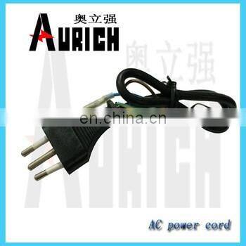 Wiring harness electric cable wire plug european Italy lamp holder 3-pin plug pin used wire and cable machine power cable