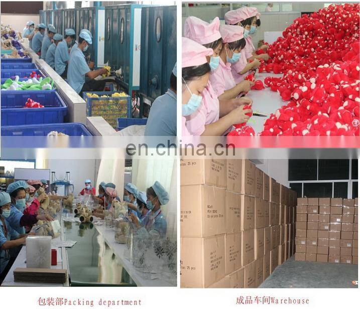 Factory Wholesale Soft Stuffed Cartoon Animal Promotional Custom Plush Toy