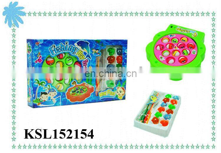 funny plastic toy fishing game for children