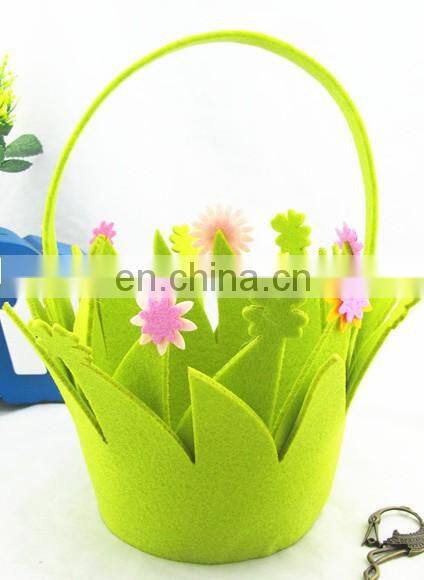 custom felt storage basket