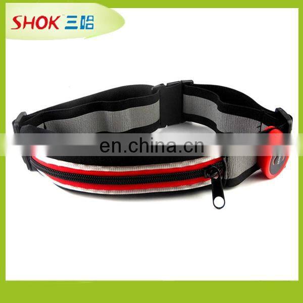 Outdoor sport led flashing running waist belt