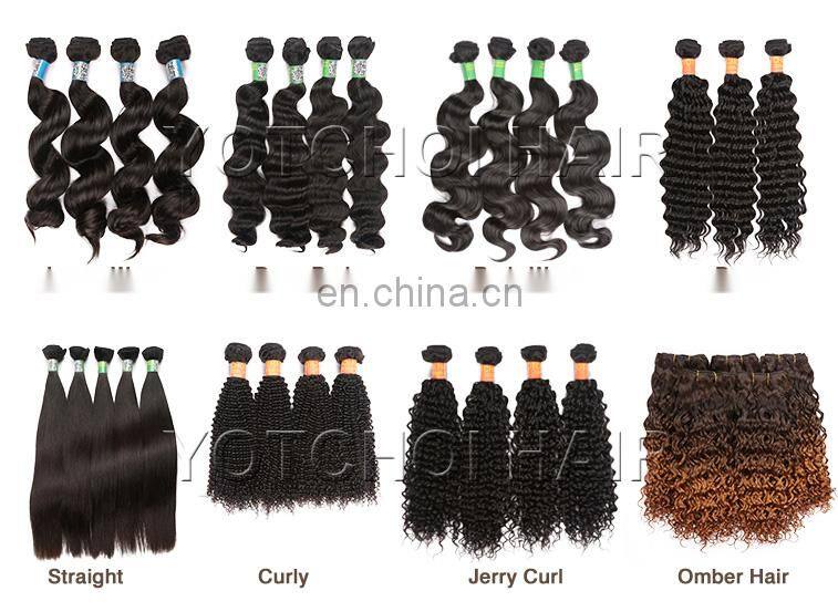Mongolian Human Hair Natural Color Afro Kinky Hair Weave